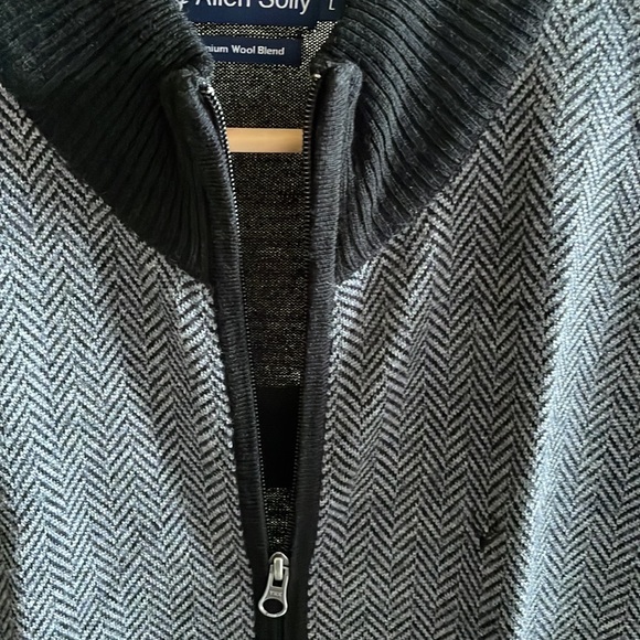 Allen Solly premium wool blend full sleeve sweater with zipper - Picture 5 of 7